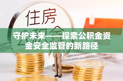 定日守护未来——探索公积金资金安全监管的新路径