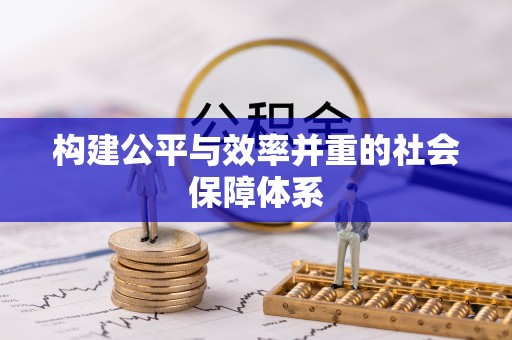 定日构建公平与效率并重的社会保障体系